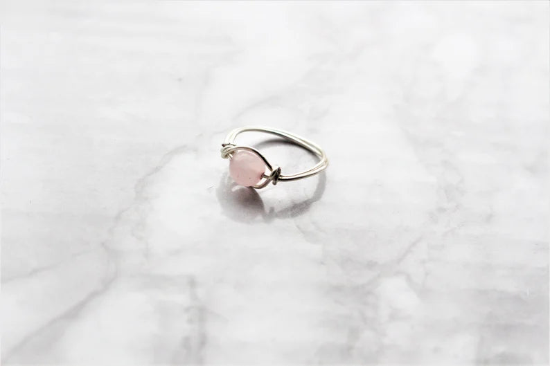 Crystal Bead Fidget Ring