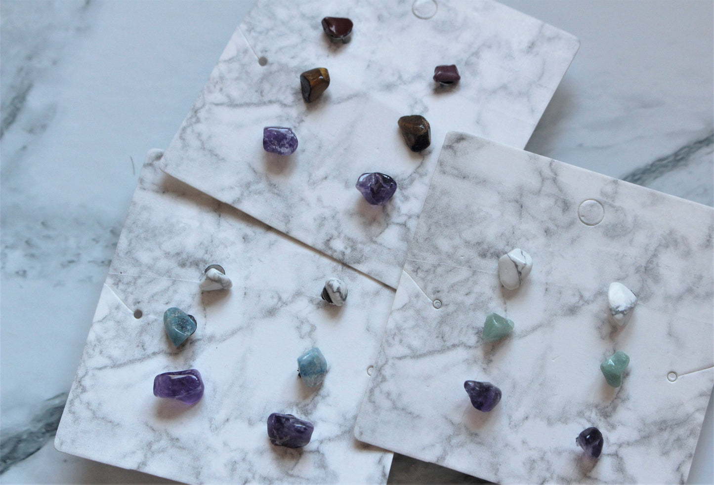 Small Crystal Chip Earring Studs